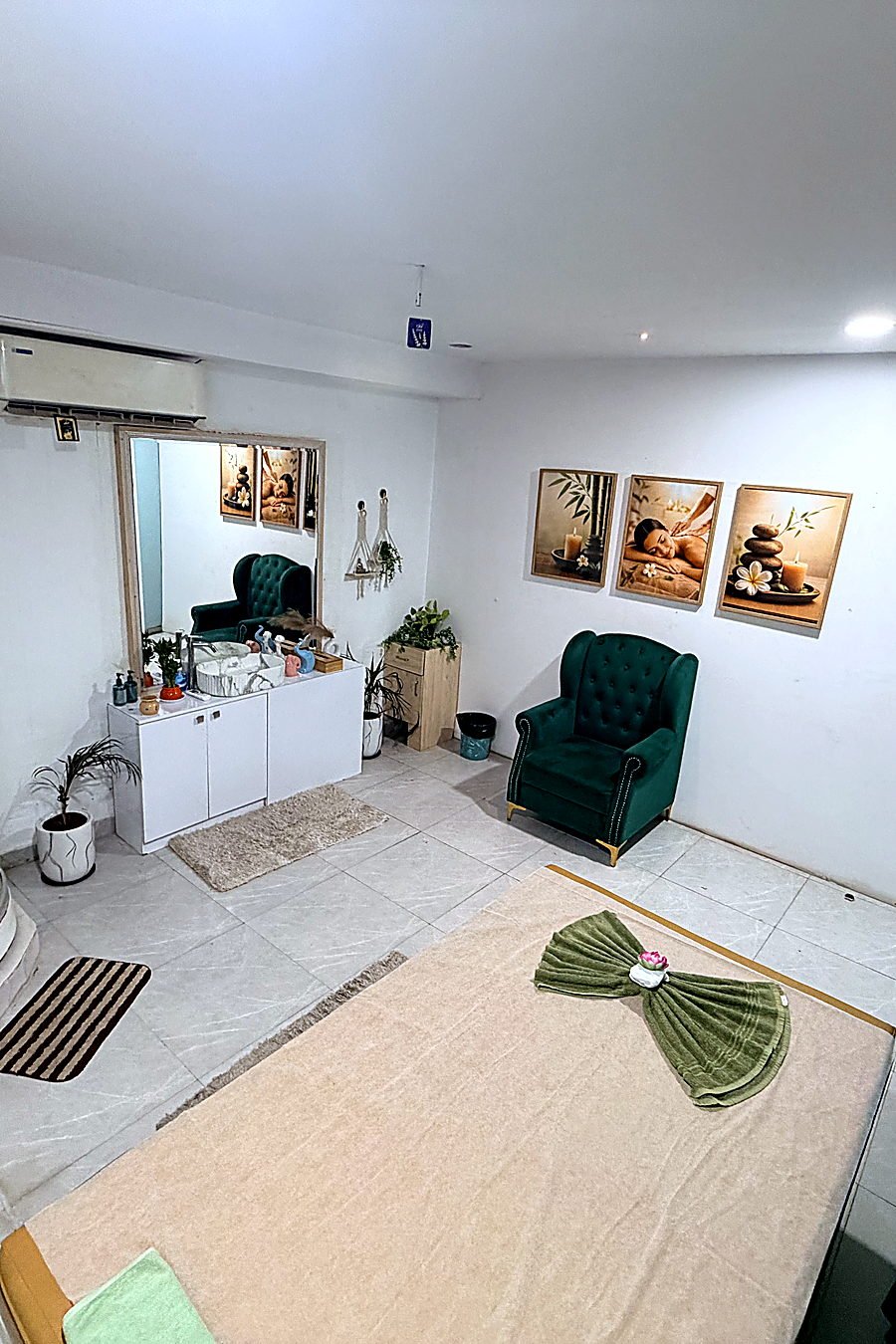 Private therapy suite at Vaayu Wellness Spa in Gachibowli